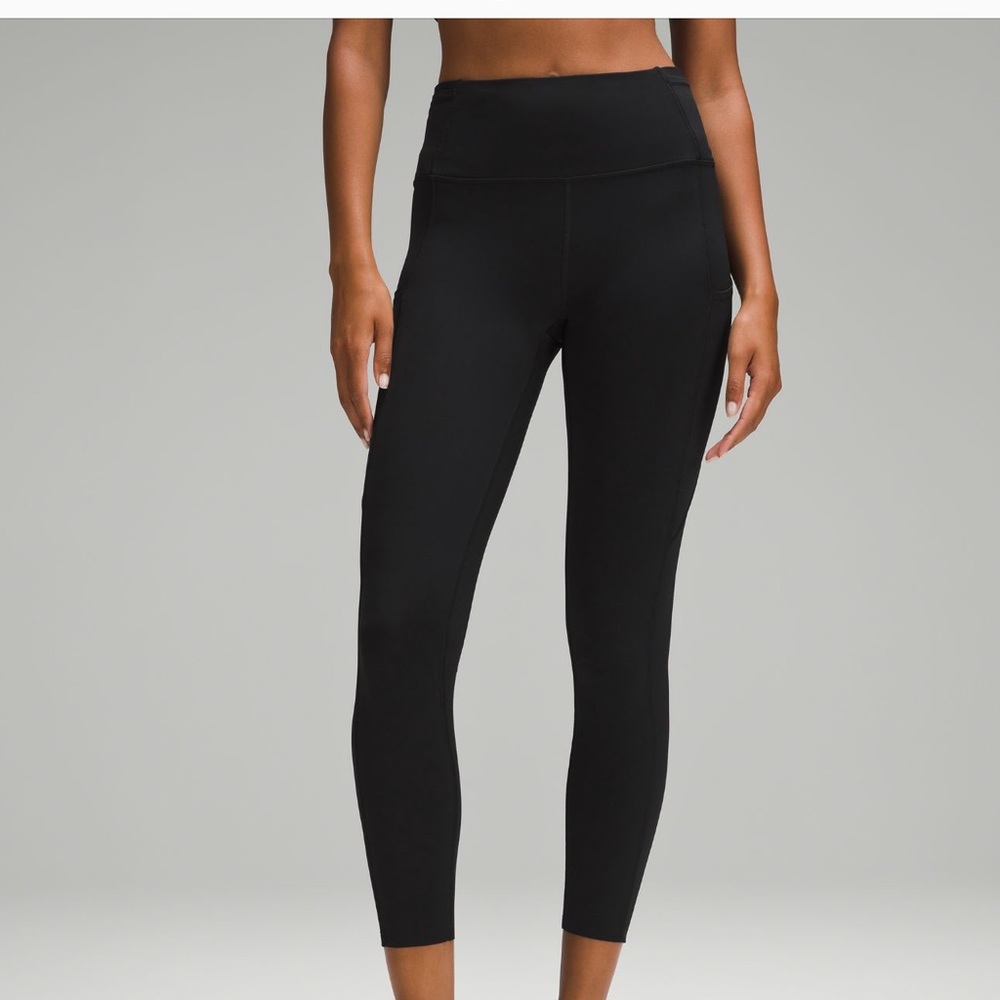 Lulu lemon fast and free leggings with pockets size 6